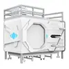 Cama cápsula espacial Cama cápsula familiar hotel cama de três andares mãe e filho cama beliche cápsula espacial cama de cabine de dormir para apartamento