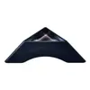 Base Oca Triangular Bola de Cristal Pedra Bruta Espécime Mineral Geodo de Ametista Suporte Cúbico Suporte de Exibição Base de Ornamento Bandeja
