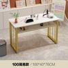 Mesa para Uñas Doble Mesa de Manicura y Juego de Sillas Mesa de Manicura Moderna Mobiliario Económico para Salón de Uñas