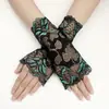 Venta al por mayor del fabricante Guantes de encaje finos de verano Protección solar Mangas de ciclismo para mujer Mangas falsas de rendimiento para baile