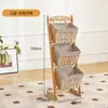 Estantería para Guardar Juguetes Infantiles Cesta Colgante de Pie Estante para Snacks de Sala de Estar Armario de Almacenamiento Almacenamiento Estantería Multicapa
