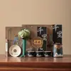 Conjunto de Chá Incensado Kit Presente, Um Bule e Três Xícaras, Suporte para Incenso, Presente para Eventos Corporativos para Clientes, Lembrança Comemorativa, Personalizável