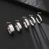 Anillo de Acero de Titanio con Superficie Lisa Grabable, Anillo Sencillo para Parejas, Anillo Simple para el Día a Día para Hombres y Mujeres, Anillo de Acero Inoxidable Estilo Minimalista