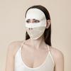 100% seda máscara de proteção solar respirável rosto inteiro condução UV-prova de sol à prova de pele amigável à prova de óleo à prova de fumaça máscara facial feminina