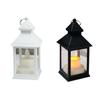 Linterna de Vela Navideña Luz de Vela Electrónica Luz Nocturna Portátil Adorno Navideño Linterna Luz LED Regulable Brillante