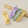 Luvas de Borracha para Lavar Louça e Tarefas Domésticas para Mulheres, Cozinha, Espessadas e Duráveis, Trabalho de Limpeza, Quentes, Impermeáveis, Lavanderia, Forradas com Fleece de Borracha