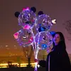 [Balões Brilhantes] Balões de Celebridade da Internet Balões Bobo Desenhos Animados Infantis Balões Luminosos Praça do Mercado Noturno Barraquinha de Promoção