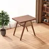 Juego de Mesa y Sillas Pequeñas para Balcón, Tres Piezas de Madera Maciza, Una Mesa y Dos Sillas, Mesa de Centro y Sillas Creativas para Ocio, Rectangular para Apartamentos Pequeños