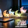 Novo animal de estimação fofo pequeno desenho animado balão de ar quente estrela luz maré brincar boneca menina coração luz noturna decoração de mesa ornamentos