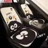 Juego de cojines para asiento de coche de carbón en bola pequeña, al por mayor transfronterizo, multicomponente, cojín de asiento tipo sándwich de panal de tres piezas, cojín nuevo de dibujos animados para las cuatro estaciones
