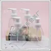 Frasco de espuma transparente em forma de triângulo invertido de 250ml, frasco espumador, frasco para mousse, frasco espumador para shampoo, frasco para álcool em gel