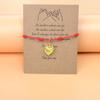 Pulsera de Nudo Chino Rojo de Siete Secciones Transfronteriza Caliente Colgante de Flor Seca Bola de Cristal Pulsera de Especímenes de Flores Vegetales Hecha a Mano