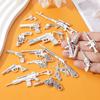 Acessórios de Joalheria de Liga de Zinco DIY Arma Paz Elite Pistola Mini Arma Pingente Pingente Colar Coleção de Acessórios