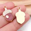 Mezcla 50 Colgantes de Pavo de Acción de Gracias, Calabaza y Hongo de Dibujos Animados Accesorios para Pulsera y Llavero DIY