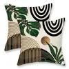 Comercio Exterior Transfronterizo Amazon Planta Funda de Almohada Geométrica Impresión Digital Nórdico Cojín Regalo Creativo Venta Directa de Fábrica