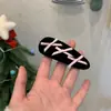 Pasador de Ganchillo de Lana Hecho a Mano DIY Orejas de Conejo Lindas Pasador Estéreo de Hierba Flor Pasador BB de Lana Hecho a Mano