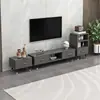 Mesa de Centro Combinación Gabinete de TV Extensible De Pie Madera Maciza Hogar Apartamento Pequeño Sala de Estar Moderna Simple Patas de Madera Maciza Gabinete de TV