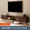 Gabinete de TV de Madera Maciza Sala de Estar Moderna Madera de Caucho Gabinete para el Hogar Apartamento Pequeño Nórdico Gabinete de Almacenamiento Juego de Mesa de Centro
