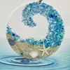 Nuevo Atrapasol de Vidrio Marino 2D Pareja de Playa Atrapasol de Acrílico Transparente Souvenir