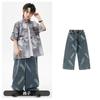 Ropa Infantil de Moda para Danza Urbana, Trajes de Mezclilla para Niños, Ropa Cool y a la Moda, Ropa para Actuación de Danza Jazz Hiphop para Niñas
