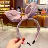 Faixa de Cabelo Infantil Menina Laço Orelhas de Coelho Faixa de Cabelo para Bebê Acessórios de Cabelo Grampo de Cabelo para Meninas Coreanas Acessórios de Cabelo com Orelhas de Coelho