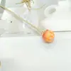 Pin de pelo de fruta naranja de moda personalizado para mujer, pin de updo lindo de moda, accesorios para el cabello versátiles de alta calidad, para peinados diarios