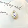 Brincos da coleção F136 liga de titânio roxo claro dourado, piercings labiais G23 titânio rosca interna zircônia, joias para piercing