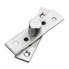 Bisagra de Pivote Excéntrica de Acero Inoxidable Rotación de 360 Grados Bisagras de Pivote Superiores e Inferiores para Puertas Invisibles Bisagras de Pivote para Puertas de Madera