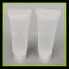 Tubo sub-tubo de PE para emulsión de 10 g, manguera para limpiador facial y acondicionador de cabello, frasco de muestra de emulsión de 10 ml, 10 g