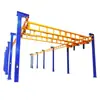 Grúa de vía de acero KBK modular personalizada de 2 toneladas para líneas de ensamblaje de talleres industriales, equipo de manejo inteligente suspendido