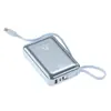 Batería Externa de 45W Bidireccional de 20000mAh con Cable Integrado, Batería Externa para Laptop, Batería Externa Portátil para Exteriores