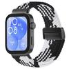 Xuanyin é Adequado para Huawei Watch Fit5/4/4Pro/3/5Pro Pulseira de Relógio de Nylon com Fivela Magnética Trançada e Cabeça de Metal