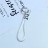 Cordón para botella de agua, llavero de cordón de malla, cordón para teléfono, cordón tejido para altavoz Bluetooth con hebilla de resorte, precio especial de liquidación