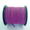 Corda de Veludo Coreano 2,5mm, Corda de Pele de Veado, Corda de Camurça, Corda de Couro Sintético Veludado Dupla Face, Corda para Tecelagem de Colares e Pulseiras DIY