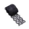 Encaje Bilateral No Elástico de 4.5cm Encaje de Corazón Lazo de Encaje Accesorios para el Cabello Tocado Cinturón para el Cuello Ropa Interior Accesorios DIY Hechos a Mano