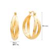 Aretes Plata de Ley 925 Cruz Aretes de Aro Cepillados Simples y Modernos Estilo Ins Joyería Aretes Estilo Coreano de Alta Gama