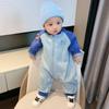 Macacões de Algodão Pelúcia para Bebês de Homens e Mulheres, Roupa de Bebê para Primavera, Outono e Inverno 1-23456789 Meses