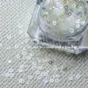 Joias para Nail Art com Lantejoulas Círculo Vento INS 2mm Furo Médio Cor Mágica Acessórios DIY Feitos à Mão Material de Decoração para Unhas Curtas Coleção
