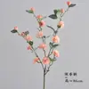 Buquê de Flor Artificial Camélia Italos de 3 Galhos, Nova Decoração para Casa Estilo Chinês, Arranjo de Chão para Casamento, Atacado Transfronteiriço