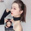 Almohadillas de Pelo Real para Mujer, Dispositivo Invisible sin Costuras para Dar Volumen en la Raíz del Cabello, Almohadillas para la Cabeza, Almohadillas de Reemplazo de Cabello, Almohadillas de Peluca Engrosadas en Ambos Lados