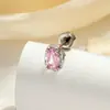 Novo Minimalista de Nicho Versátil Formato de Ovo Zircônia Geométrico Fresco Estilo Coreano Piercing de Cartilagem Stud de Osso da Orelha