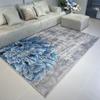 Estilo nórdico linha abstrata tapete arte luz luxo sala de estar quarto mesa de centro cobertor americano grande área espessa cobertor de presente