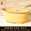 Vaso de flor oval criativo de resina imitação areia roxa suculenta grande diâmetro vaso de bonsai espessado respirável durável atacado