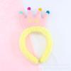 Estilo Coreano Lindo Súper Lindo Dibujos Animados Lindo Corona Grande Diadema Corona de Reina Diadema Corona Dulce Lavar la Cara Tocado Mujeres
