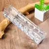 Fabricante de Ladrillos de Vidrio Cuadrados Transparentes Ultra Blancos con Patrón de Cristal de Hielo Doble Cara Ladrillos de Cristal Sólido para Divisiones de Baño y Muros de Fondo