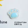 Accesorios de Resina con Lentejuelas Azules Flores Corazón Luna Lazo DIY Pegamento Cremoso Funda de Teléfono Materiales para Accesorios del Cabello