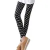 Novas Leggings Femininas de Seda de Leite Lixada Tamanho Grande Elásticas Estampadas Multicoloridas Calças Femininas com Cintura Elástica