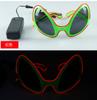 Gafas gafas luminosas marco verde tecnología moda popular Festival de bolas fiesta disco accesorios nuevo venta caliente