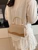 Bolso de Mano Versátil de Moda para Mujer 2025 Verano Nuevo Bolso de Mano tipo Cartera con Cierre de Candado y Lentejuelas, Estilo Elegante y Fresco, Bolso de Hombro
