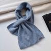 Bufanda de Lana de Diseñador para Mujer Cruzada Color Sólido Suave Cera Cálida Simple Versátil Estilo Casual de Moda Bufanda de Invierno